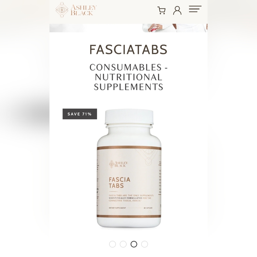Ashley Black Fascia Tabs for Cellulite